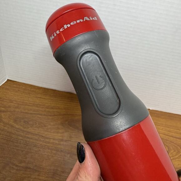 KITCHENAID 2 SPEED IMMERSION BLENDER STICK MIXER KHB1231ER Red - Picture 4 of 6